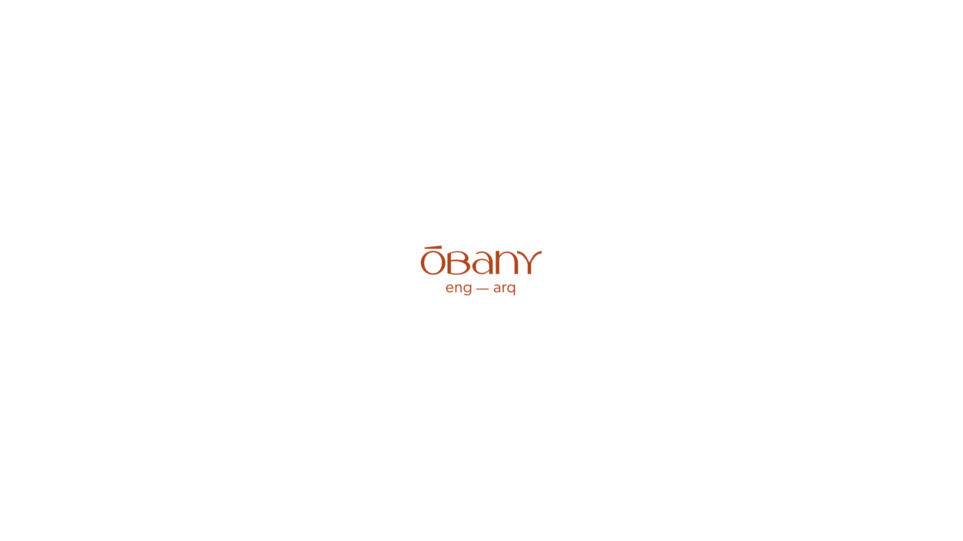 logotipo obany engenharia e arquitetura
