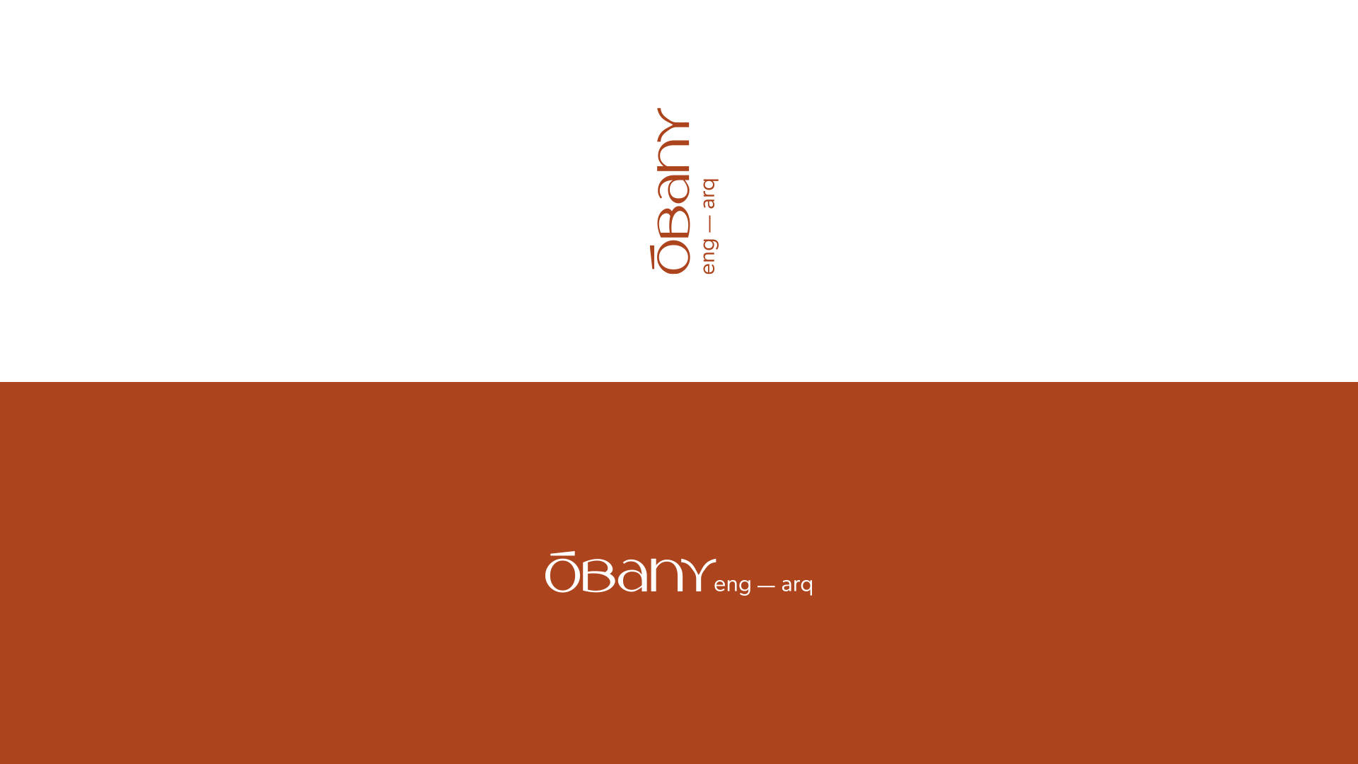 logotipos obany engenharia e arquitetura